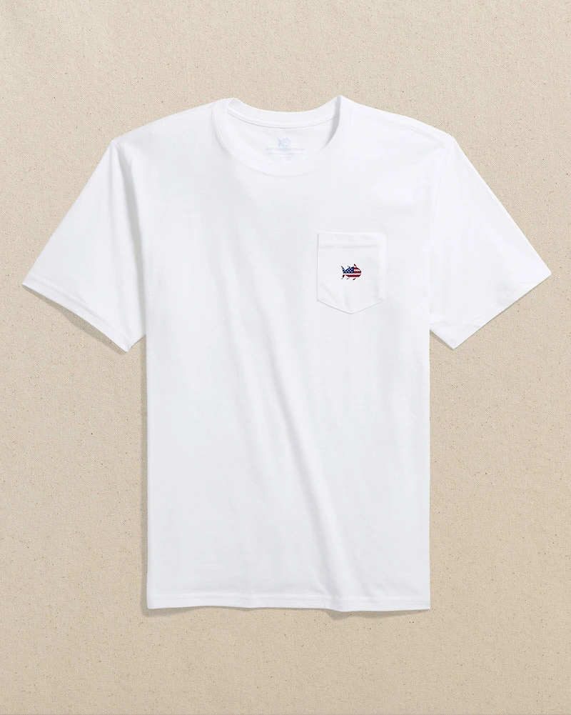Americana Embroidered Short Sleeve T-Shirt