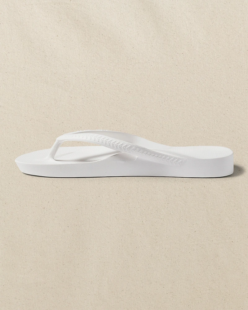 Archies Classic White Arch Support Flip Flop