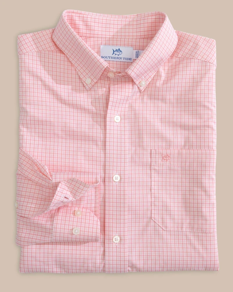 brrr°® Intercoastal McBee Check Long Sleeve Sport Shirt