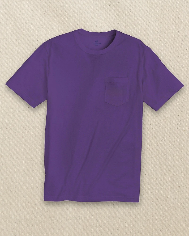 Classic Short Sleeve Pocket T-Shirt - Regal Purple