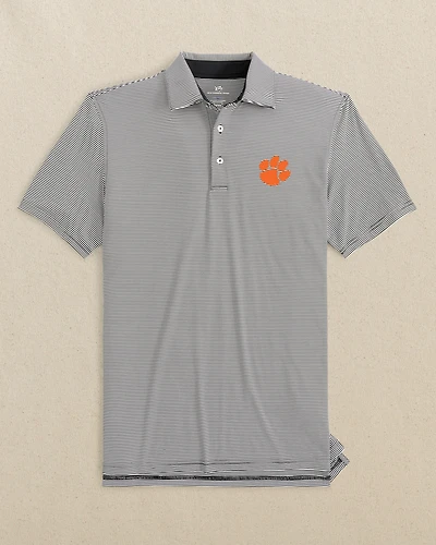 Clemson Tigers brrr°®-eeze Meadowbrook Stripe Polo
