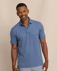 Driver Coastal Geo Printed Polo