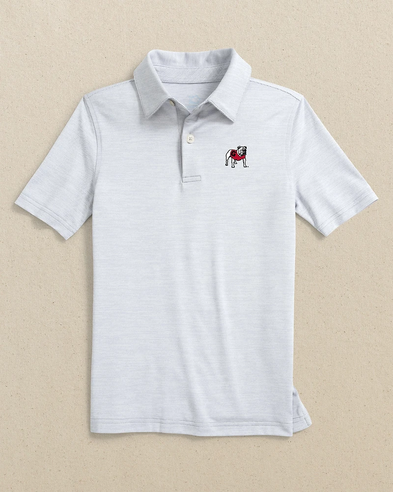 Georgia Bulldogs Boys Driver Spacedye Polo Shirt