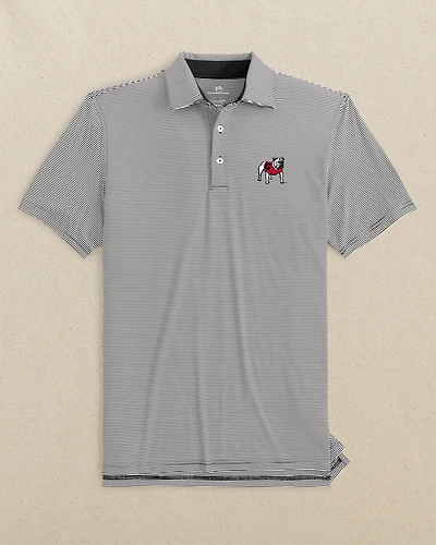 Georgia Bulldogs brrr°®-eeze Meadowbrook Stripe Polo
