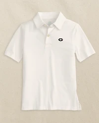 Georgia Bulldogs Oval G Boys Driver Performance Polo Shirt