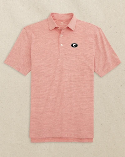 Georgia Bulldogs Oval G Driver Spacedye Polo