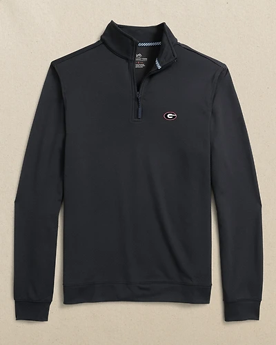 Georgia Bulldogs Oval G Schooner Quarter Zip
