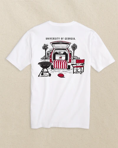 Georgia Bulldogs Stadium View Short Sleeve T-Shirt