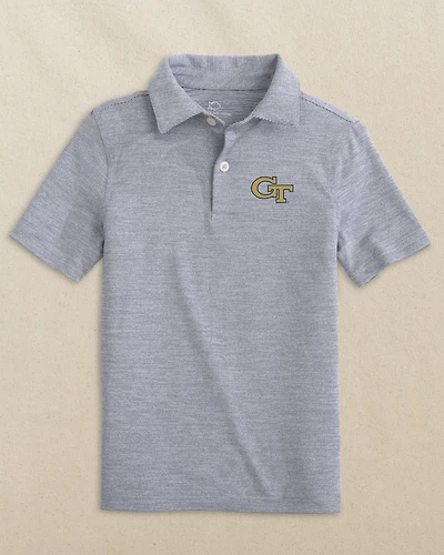 Georgia Tech Boys Driver Spacedye Polo Shirt