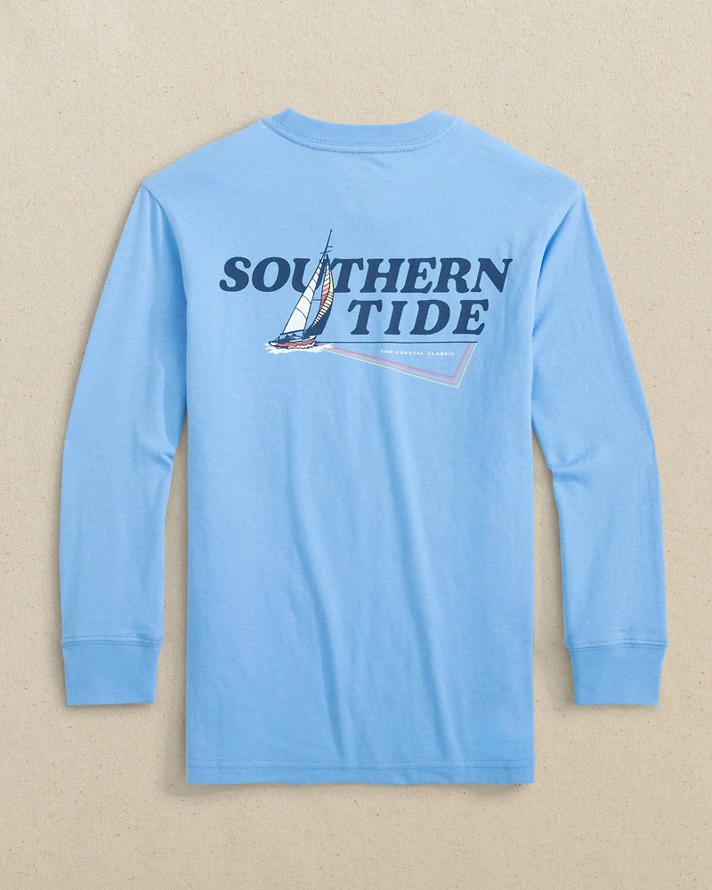 Kids Retro Sail Long Sleeve T-Shirt