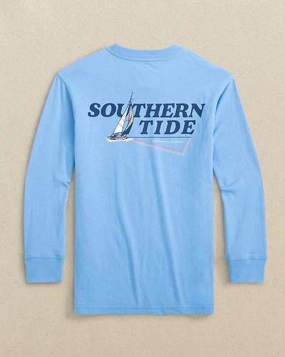 Kids Retro Sail Long Sleeve T-Shirt