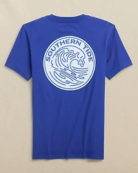 Kids Wave Badge Short Sleeve T-Shirt