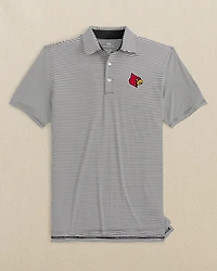 Louisville Cardinals brrr°®-eeze Meadowbrook Stripe Polo