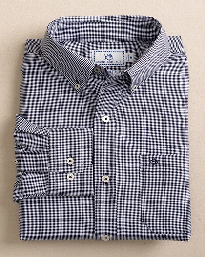 Micro Gingham Intercoastal Performance Sport Shirt