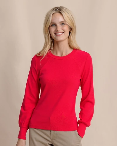 Molley Long Sleeve Rib Top