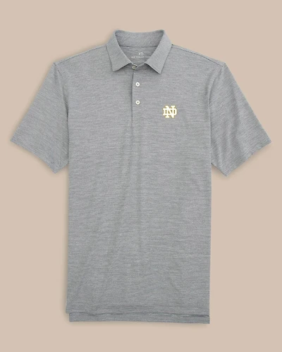 Notre Dame Fighting Irish Driver Spacedye Polo Shirt