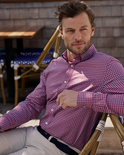 Silver Lake Plaid Skipjack Sport Shirt