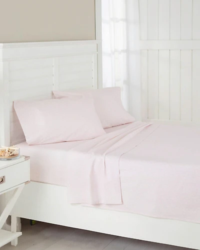 Southern Tide Calico Scallop Pink Sheet Set