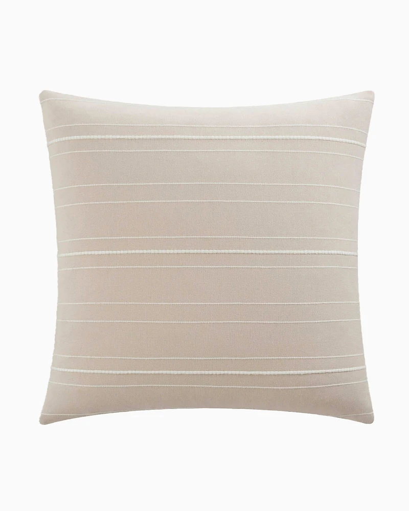 Southern Tide Hartsville Square Tan Decorative Pillow