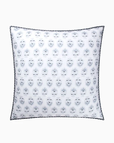 Southern Tide Oceanside Euro Gray Sham