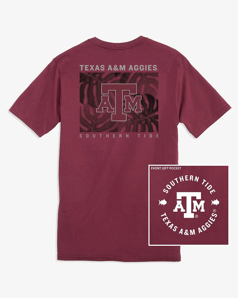 Texas A&M Aggies Halftone Monstera T-Shirt