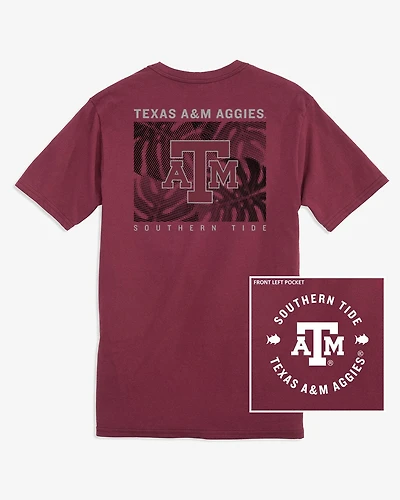 Texas A&M Aggies Halftone Monstera T-Shirt