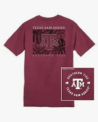Texas A&M Aggies Halftone Monstera T-Shirt