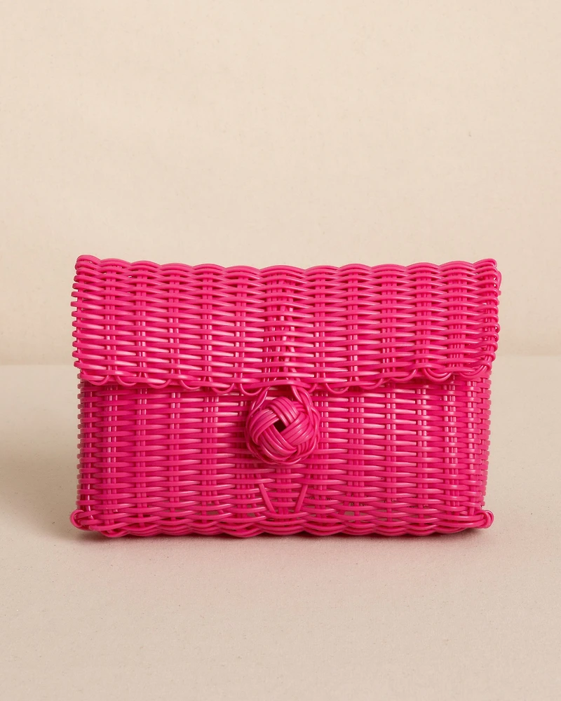 The Lilley Line Clutch - Hot Pink
