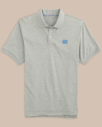UNC Tar Heels Skipjack Polo Shirt - Heather Grey