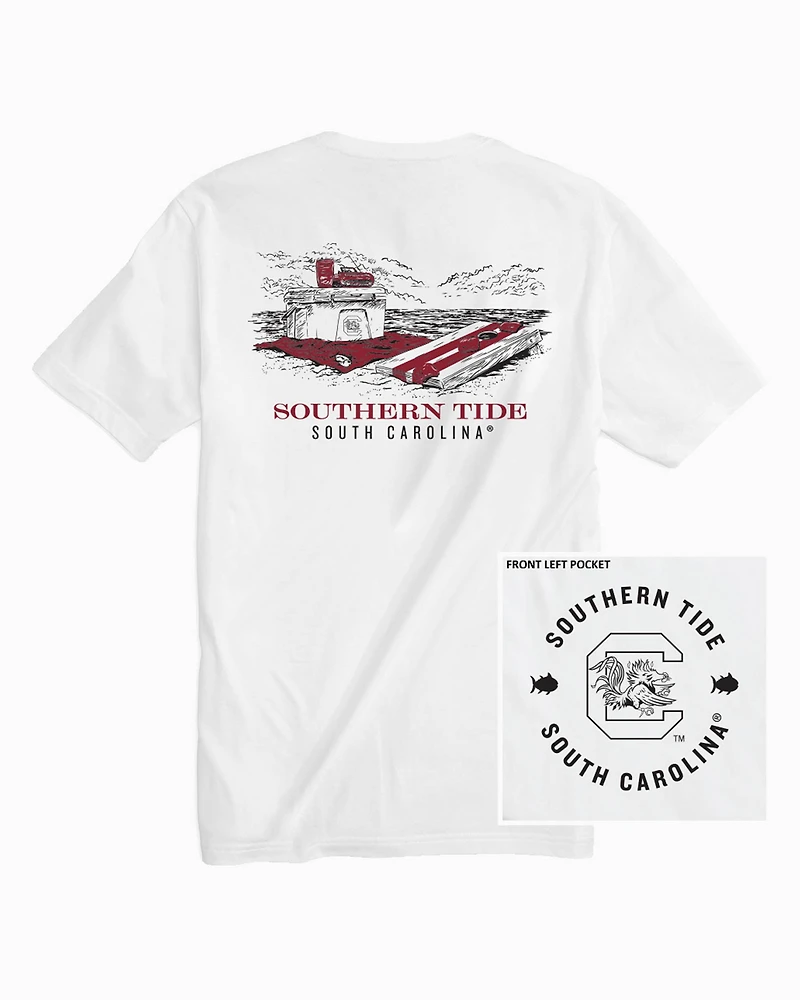 USC Gamecocks Beach Cornhole T-Shirt