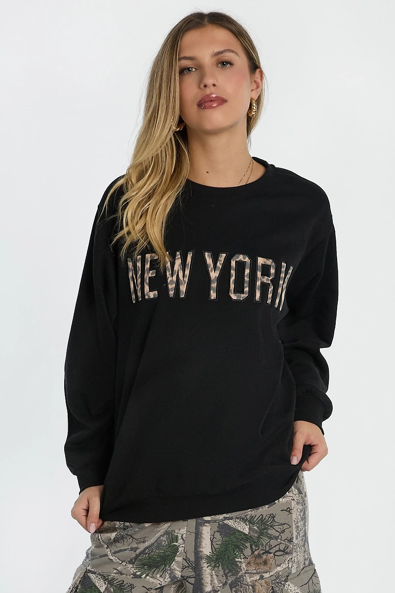 Oversized Crewneck Sweatshirt