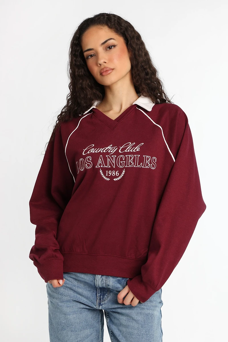 Rugby Polo Sweatshirt