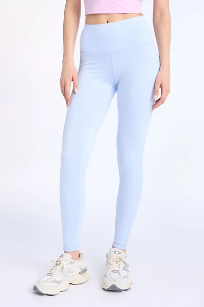 Legging à poches en molleton brossé super doux