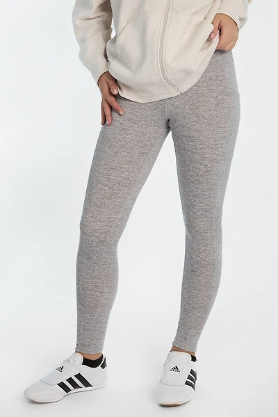 Legging à poches en molleton brossé super doux
