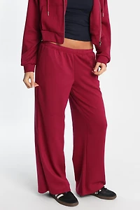 Pantalon en molleton tech à jambe large