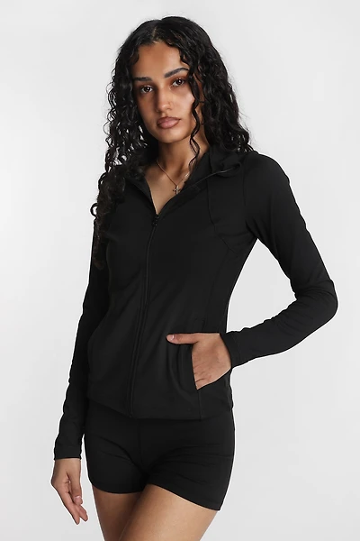 Super Smooth Active Pocket Zip-Up Jacket