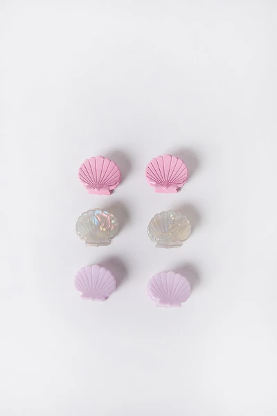 Pinces à cheveux en forme de coquillage - paquet 6