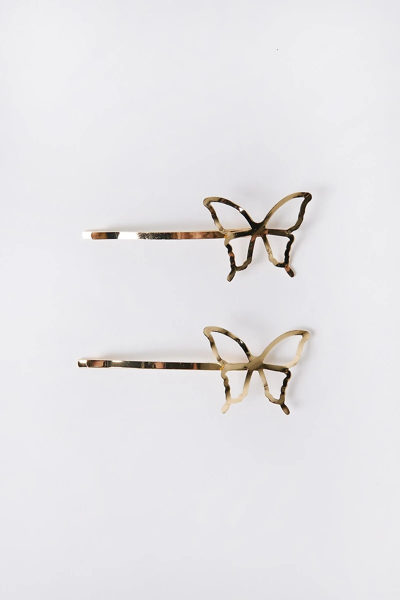 2-Pack Butterfly Hair Pins