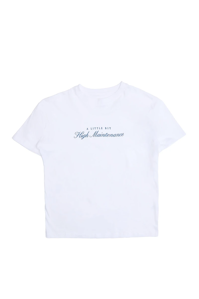 T-shirt imprimé A Little Bit High Maintenance femme