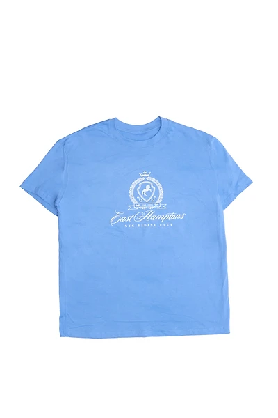 T-shirt coupe boyfriend imprimé East Hamptons femme