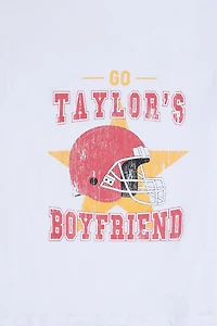 Womens Go Taylor's Boyfriend Graphic Tee