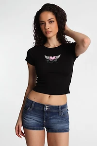 T-shirt ajusté imprimé Sweet heart