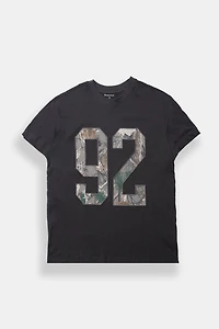 92 Tree Camouflage Graphic Boyfriend Tee