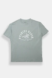 Wyoming Ranch Graphic Boyfriend Tee