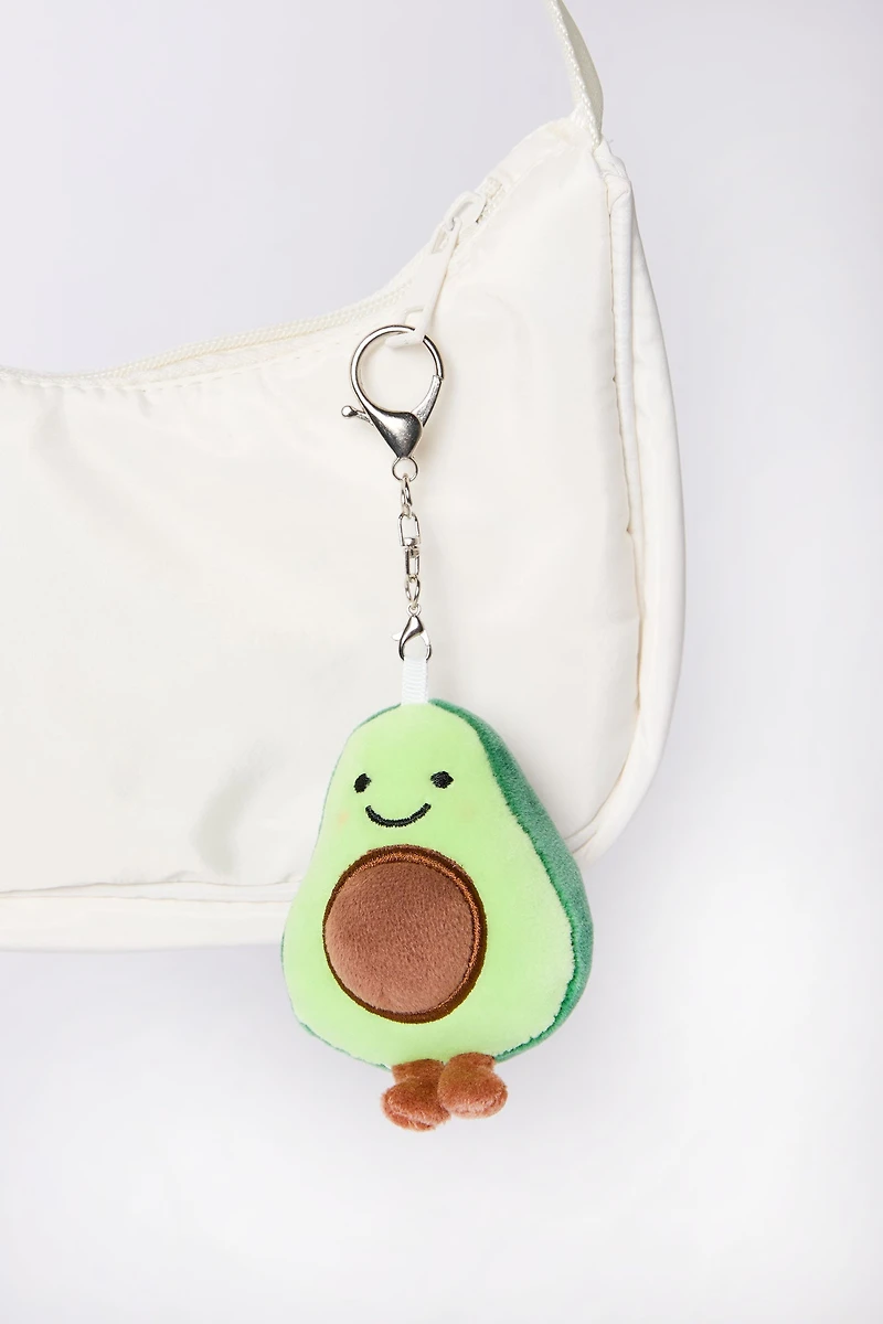 Plush Vegetable Keychain