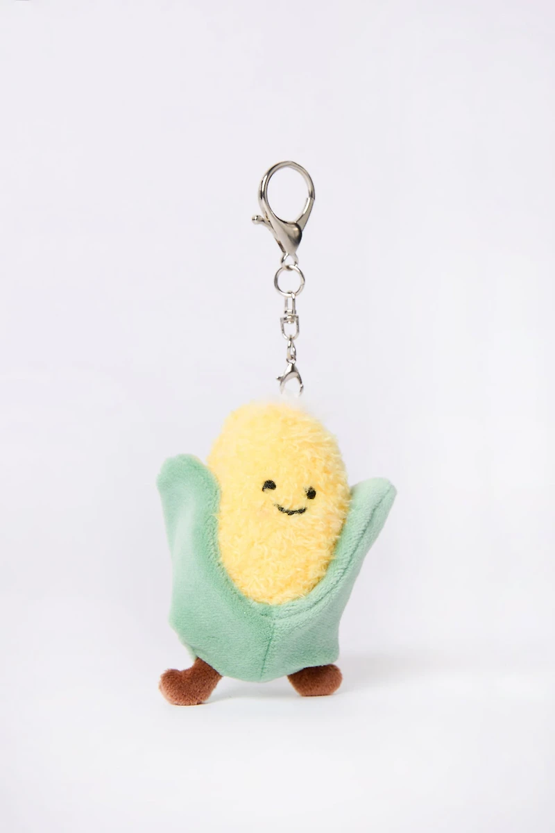 Plush Vegetable Keychain