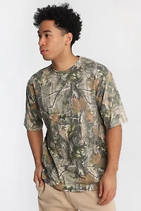 Tree Camouflage Oversized Tee