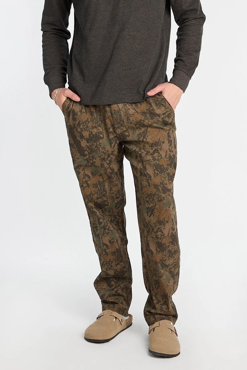 Relaxed Twill Pants