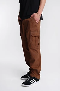 Pantalon cargo en sergé skateur ample