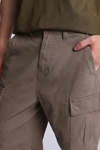 Pantalon cargo en sergé à 4 poches